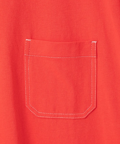 CIAOPANIC TYPY（チャオパニックティピー）の「USAコットンカラーステッチポケットTee（Tシャツ/カットソー・メンズ・ブラック/ブルー/オフホワイト/グレー/レッド・X-LARGE/MEDIUM/LARGE/SMALL）」の8枚目の写真