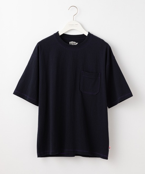 CIAOPANIC TYPY（チャオパニックティピー）の「USAコットンカラーステッチポケットTee（Tシャツ/カットソー・メンズ・ブラック/ブルー/オフホワイト/グレー/レッド・X-LARGE/MEDIUM/LARGE/SMALL）」の15枚目の写真