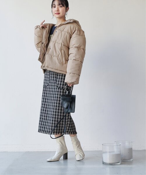 frames RAY CASSIN(フレームスレイカズン)の「ボリュームフェイクダウン(ダウンジャケット/コート・レディース・ブラック/ベージュ/キナリ・FREE)」の12枚目の写真