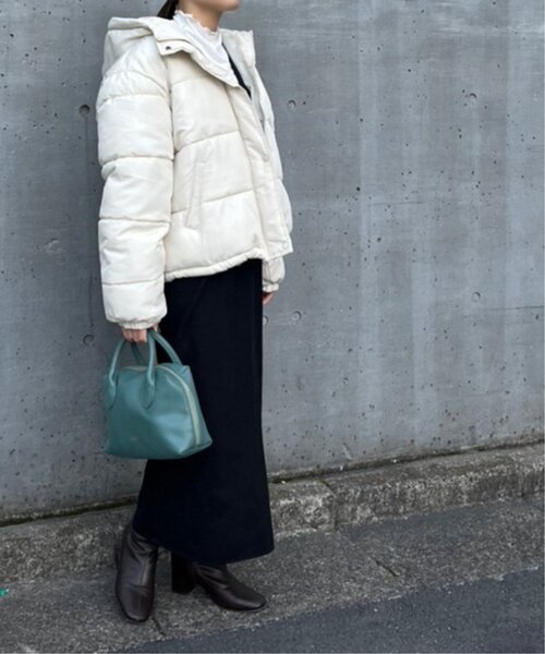 frames RAY CASSIN(フレームスレイカズン)の「ボリュームフェイクダウン(ダウンジャケット/コート・レディース・ブラック/ベージュ/キナリ・FREE)」の22枚目の写真