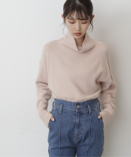 FREE'S MART(フリーズマート)の「【インフルエンサー森下愛里沙さんレコメンド】◆FOX混タートルネックニット(ニット/セーター・レディース・ベージュ/ブラウン/サックスブルー/ピンク/オレンジ/ブルー/グレー系その他・FREE)」の16枚目の写真