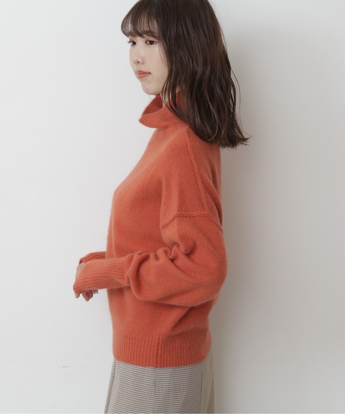 FREE'S MART(フリーズマート)の「【インフルエンサー森下愛里沙さんレコメンド】◆FOX混タートルネックニット(ニット/セーター・レディース・ベージュ/ブラウン/サックスブルー/ピンク/オレンジ/ブルー/グレー系その他・FREE)」の21枚目の写真