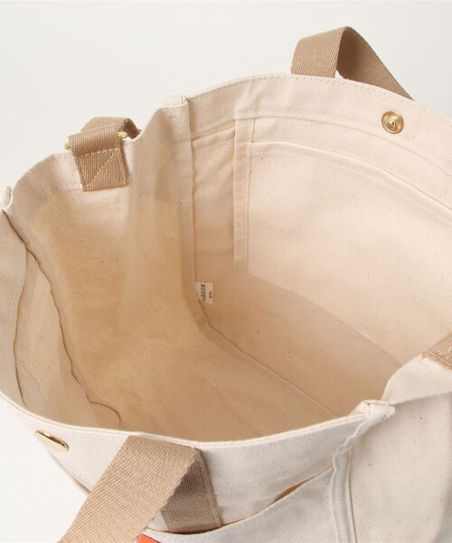 UNIVERSAL OVERALL（ユニバーサルオーバーオール）の「【UNIVERSAL OVERALL】ユニバーサルオーバーオール 2WAYミドルトートバッグ（トートバッグ・レディース・キナリ/イエロー系その他3・FREE）」の4枚目の写真