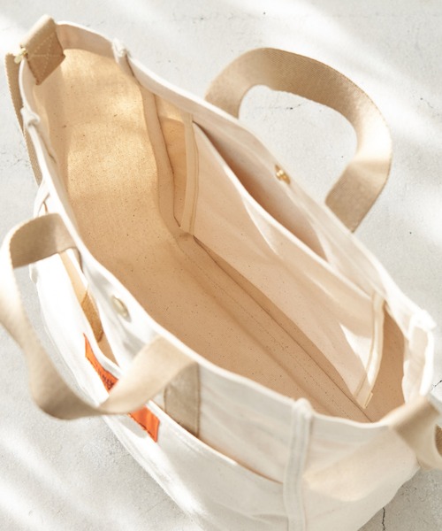 UNIVERSAL OVERALL（ユニバーサルオーバーオール）の「【UNIVERSAL OVERALL】ユニバーサルオーバーオール 2WAYミドルトートバッグ（トートバッグ・レディース・キナリ/イエロー系その他3・FREE）」の9枚目の写真