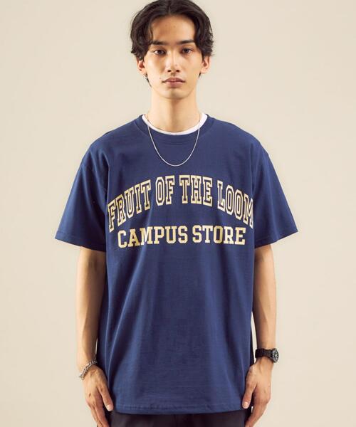 FRUIT OF THE LOOM（フルーツオブザルーム）の「OLT 別注 [ フルーツオブザルーム ] FRUIT OF THE LOOM キャンパス ストア 半袖 Tシャツ（Tシャツ/カットソー・メンズ・ホワイト/ブラック/ネイビー/その他1・MEDIUM/LARGE/X-LARGE）」の16枚目の写真