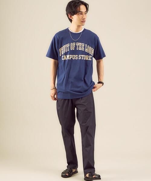 FRUIT OF THE LOOM（フルーツオブザルーム）の「OLT 別注 [ フルーツオブザルーム ] FRUIT OF THE LOOM キャンパス ストア 半袖 Tシャツ（Tシャツ/カットソー・メンズ・ホワイト/ブラック/ネイビー/その他1・MEDIUM/LARGE/X-LARGE）」の7枚目の写真