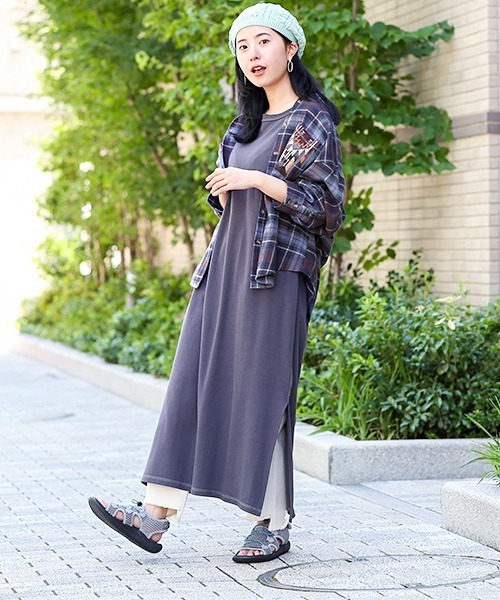 チチカカ（チチカカ）の「チェッククロス刺繍シャツ（シャツ/ブラウス・レディース・ブルー/アイボリー/ネイビー・FREE）」の7枚目の写真