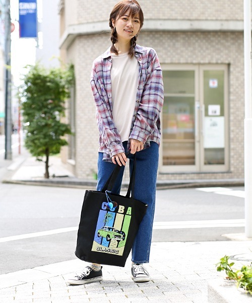 チチカカ（チチカカ）の「チェッククロス刺繍シャツ（シャツ/ブラウス・レディース・ブルー/アイボリー/ネイビー・FREE）」の9枚目の写真