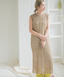 ITEMS URBANRESEARCH | インナーセットガラアミニットワンピース(ワンピース)