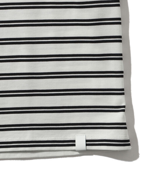 BEAMS LIGHTS(ビームスライツ)の「BEAMS LIGHTS / ギザコットン スプレンダーツイスト ボーダー Tシャツ(Tシャツ/カットソー・メンズ・ホワイト系その他/ブラウン系その他/ベージュ系その他・SMALL/MEDIUM/LARGE)」の7枚目の写真