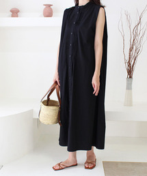 MODE ROBE | スタンドカラーノースリーブワンピース(ワンピース)