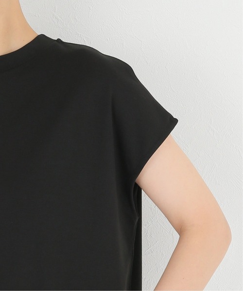 Simplicite（サンプリシテ）の「モックネックフレンチカットソー◆（Tシャツ/カットソー・レディース・ベージュ/ホワイト/ブラック・FREE）」の17枚目の写真