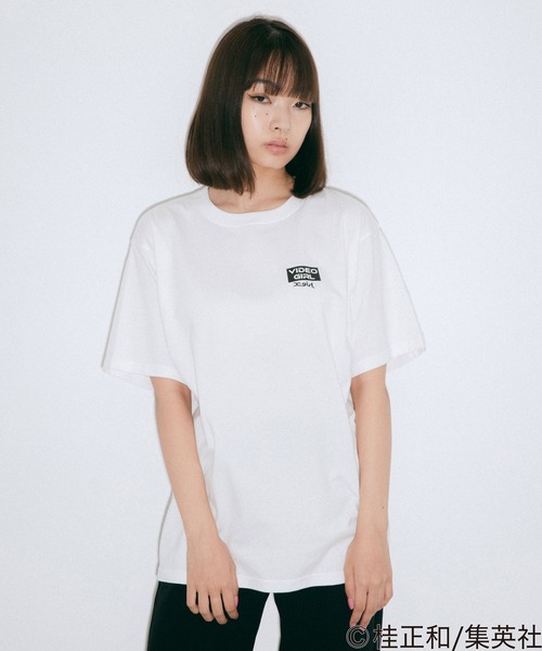 X-girl KATSURA MASAKAZU コラボ 半袖Tシャツ ホワイト Amazon.co.jp: Sサイズ X-GIRL× KATSURA MASAKAZU コラボ T