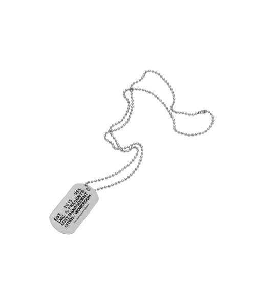 LMCの「WORK ROOM DOG TAG REMADE BY LMC（ネックレス・メンズ・シルバー・ONE SIZE）」の4枚目の写真