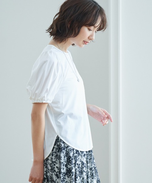 ANAYI コンパクトポンチパフスリーブプルオーバー 36 ANAYI