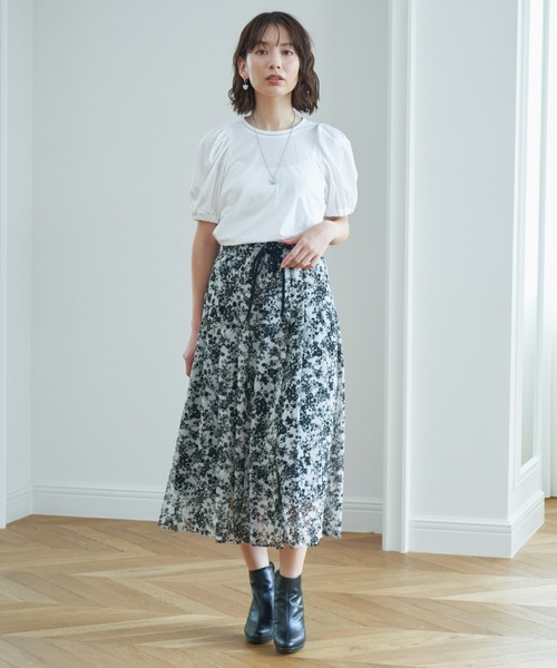 ANAYI コットン天竺パフスリーブプルオーバー 38 ANAYI（アナイ）の