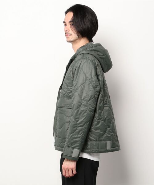 NUMBER (N)INE（ナンバーナイン）の「2WAY QUILTING HOODED JACKET / 2WAY キルティング フードジャケット（ミリタリージャケット・メンズ・ブラック/オリーブ・2/4/3）」の17枚目の写真