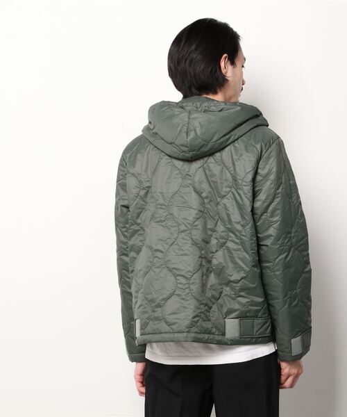 NUMBER (N)INE（ナンバーナイン）の「2WAY QUILTING HOODED JACKET / 2WAY キルティング フードジャケット（ミリタリージャケット・メンズ・ブラック/オリーブ・2/4/3）」の18枚目の写真