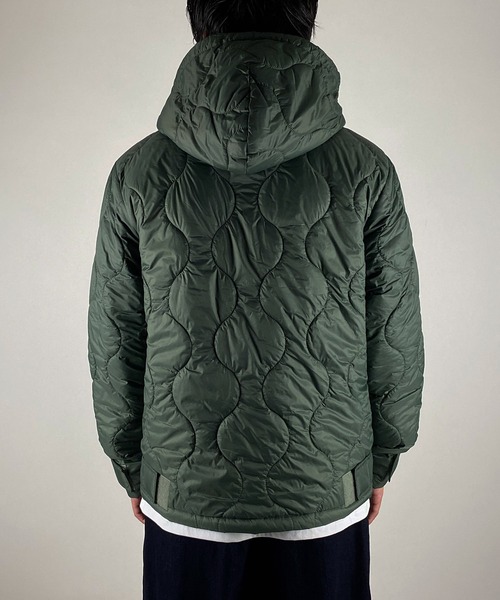 NUMBER (N)INE（ナンバーナイン）の「2WAY QUILTING HOODED JACKET / 2WAY キルティング フードジャケット（ミリタリージャケット・メンズ・ブラック/オリーブ・2/4/3）」の6枚目の写真