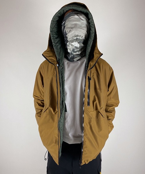 NUMBER (N)INE（ナンバーナイン）の「2WAY QUILTING HOODED JACKET / 2WAY キルティング フードジャケット（ミリタリージャケット・メンズ・ブラック/オリーブ・2/4/3）」の13枚目の写真