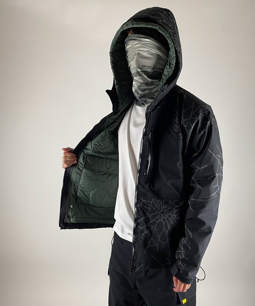 NUMBER (N)INE（ナンバーナイン）の「2WAY QUILTING HOODED JACKET / 2WAY キルティング フードジャケット（ミリタリージャケット・メンズ・ブラック/オリーブ・2/4/3）」の15枚目の写真