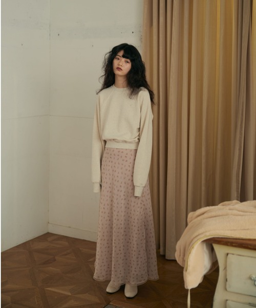 Verybrain（ベリーブレイン）の「very brain/VS-096 ﾌﾗﾜｰptﾛﾝｸﾞSK（スカート・レディース・ベージュ・M）」の14枚目の写真