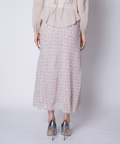 Verybrain（ベリーブレイン）の「very brain/VS-096 ﾌﾗﾜｰptﾛﾝｸﾞSK（スカート・レディース・ベージュ・M）」の13枚目の写真