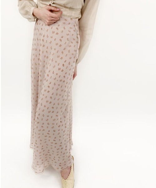 Verybrain（ベリーブレイン）の「very brain/VS-096 ﾌﾗﾜｰptﾛﾝｸﾞSK（スカート・レディース・ベージュ・M）」の17枚目の写真