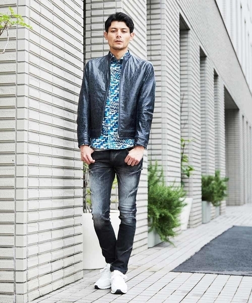 MICHEL KLEIN HOMME (ミッシェルクランオム)の「シャツ(リバティ)(Tシャツ/カットソー・メンズ・ネイビー/ブルー/ワインレッド・MEDIUM/LARGE)」の17枚目の写真