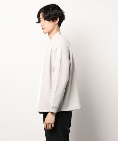 ADAM ET ROPE'(アダムエロペ)の「カノコダンボール ルーズトッパーカーディガン(カーディガン/ボレロ・メンズ・グレー系その他/ブラック/ホワイト系その他7・L/M)」の19枚目の写真