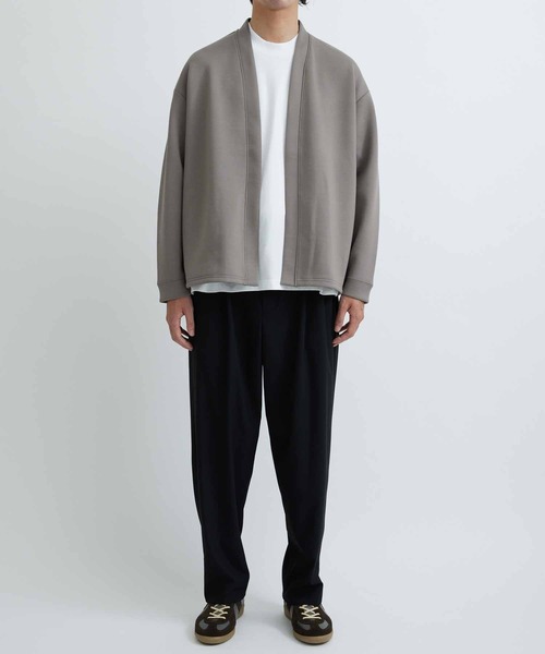 ADAM ET ROPE'(アダムエロペ)の「カノコダンボール ルーズトッパーカーディガン(カーディガン/ボレロ・メンズ・グレー系その他/ブラック/ホワイト系その他7・L/M)」の14枚目の写真
