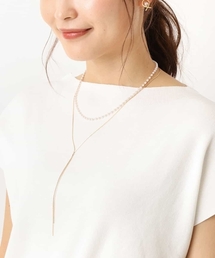 a.v.v | パール調華奢チェーン2連ネックレス(ネックレス)