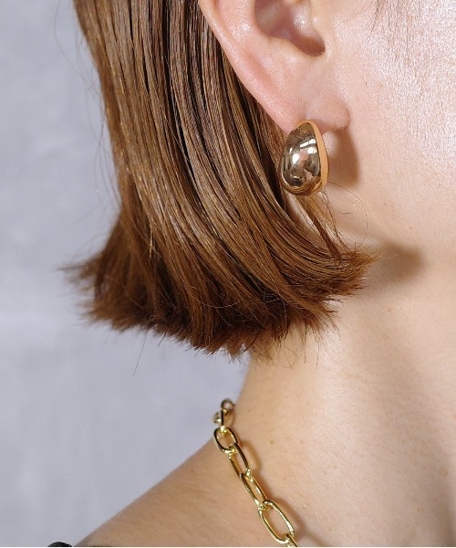 SIGNAL(シグナル)の「【SIGNAL/シグナル】Bold Line Pierce / ボールドラインピアス(ピアス(両耳用)・レディース・ゴールド/シルバー・FREE)」の11枚目の写真