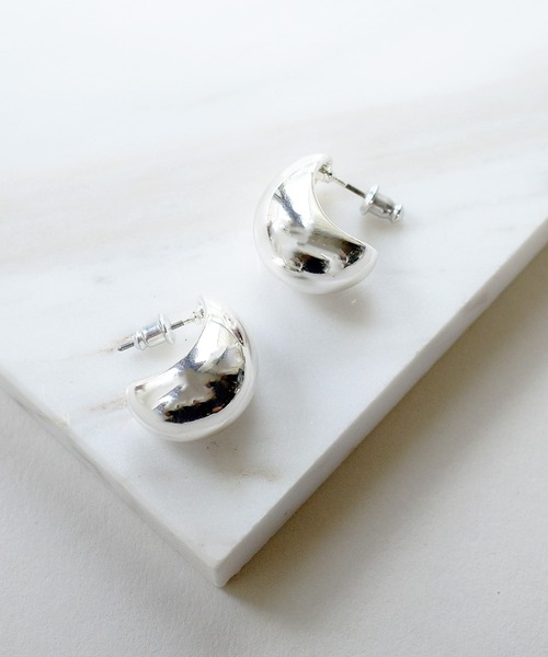 SIGNAL(シグナル)の「【SIGNAL/シグナル】Bold Line Pierce / ボールドラインピアス(ピアス(両耳用)・レディース・ゴールド/シルバー・FREE)」の10枚目の写真