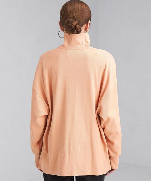 green label relaxing（グリーンレーベルリラクシング）の「＜Tanacana (タナカーナ)＞ ハーフ ジップ プルオーバー カットソー（Tシャツ/カットソー・レディース・オレンジ/ナチュラル・FREE）」の7枚目の写真