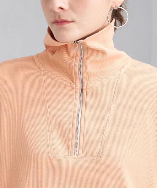 green label relaxing（グリーンレーベルリラクシング）の「＜Tanacana (タナカーナ)＞ ハーフ ジップ プルオーバー カットソー（Tシャツ/カットソー・レディース・オレンジ/ナチュラル・FREE）」の8枚目の写真