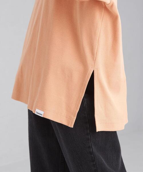 green label relaxing（グリーンレーベルリラクシング）の「＜Tanacana (タナカーナ)＞ ハーフ ジップ プルオーバー カットソー（Tシャツ/カットソー・レディース・オレンジ/ナチュラル・FREE）」の10枚目の写真