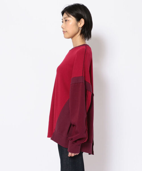 AULA AILA(アウラアイラ)の「AULA AILA(アウラアイラ) 別注サーマルコンビロンT(Tシャツ/カットソー・レディース・ホワイト/レッド・0)」の13枚目の写真