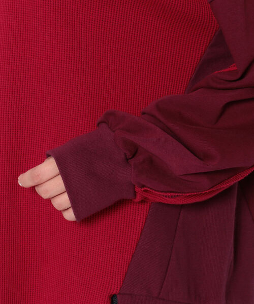 AULA AILA(アウラアイラ)の「AULA AILA(アウラアイラ) 別注サーマルコンビロンT(Tシャツ/カットソー・レディース・ホワイト/レッド・0)」の16枚目の写真