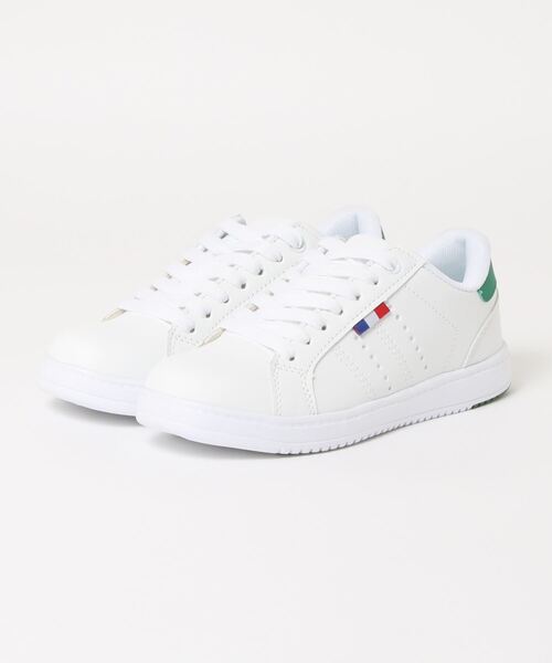 TSURUYA(ツルヤ)の「《NOVENTA》HLS-2730(スニーカー・レディース・ホワイト×グリーン/ブラック/ホワイト×ブラック・23.0cm/24.0cm/24.5cm/23.5cm)」の2枚目の写真