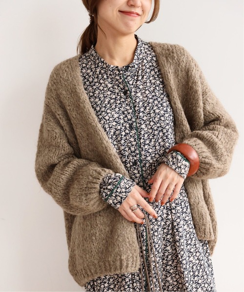 JOURNAL STANDARD relume(ジャーナルスタンダード レリューム)の「【TRICOTS JEANMARC/トリコ・ジャンマルク】ニットカーディガン◆(カーディガン/ボレロ・レディース・ブルー/グレー/ブラウン・FREE)」の1枚目の写真