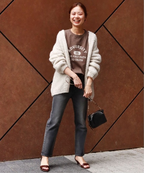 JOURNAL STANDARD relume(ジャーナルスタンダード レリューム)の「【TRICOTS JEANMARC/トリコ・ジャンマルク】ニットカーディガン◆(カーディガン/ボレロ・レディース・ブルー/グレー/ブラウン・FREE)」の4枚目の写真