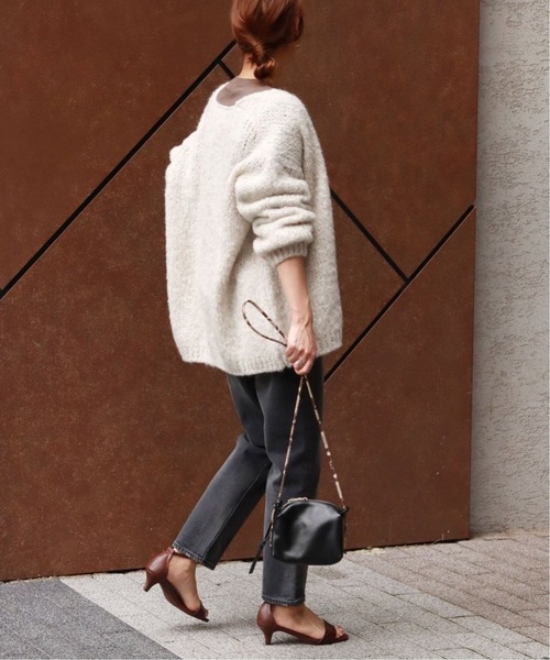 JOURNAL STANDARD relume(ジャーナルスタンダード レリューム)の「【TRICOTS JEANMARC/トリコ・ジャンマルク】ニットカーディガン◆(カーディガン/ボレロ・レディース・ブルー/グレー/ブラウン・FREE)」の7枚目の写真