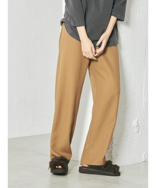 GARAGE OF GOOD CLOTHING(ガレージオブグッドクロージング)の「テーパードパンツ*(その他パンツ・レディース・キャメル・FREE)」の2枚目の写真