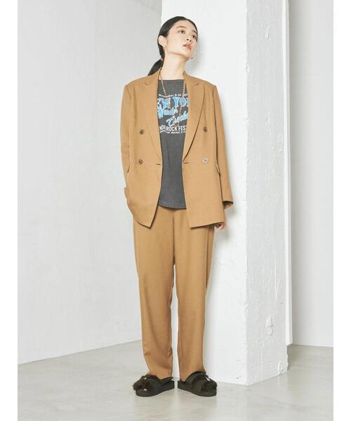 GARAGE OF GOOD CLOTHING(ガレージオブグッドクロージング)の「テーパードパンツ*(その他パンツ・レディース・キャメル・FREE)」の3枚目の写真