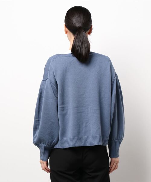 LOWRYS FARM（ローリーズファーム）の「チャイナカーディガンＬＳ　214933（カーディガン/ボレロ・レディース・アイボリー/ブラック/ブルー/レッド・FREE）」の6枚目の写真