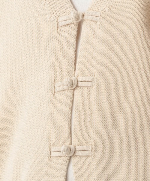 LOWRYS FARM（ローリーズファーム）の「チャイナカーディガンＬＳ　214933（カーディガン/ボレロ・レディース・アイボリー/ブラック/ブルー/レッド・FREE）」の15枚目の写真