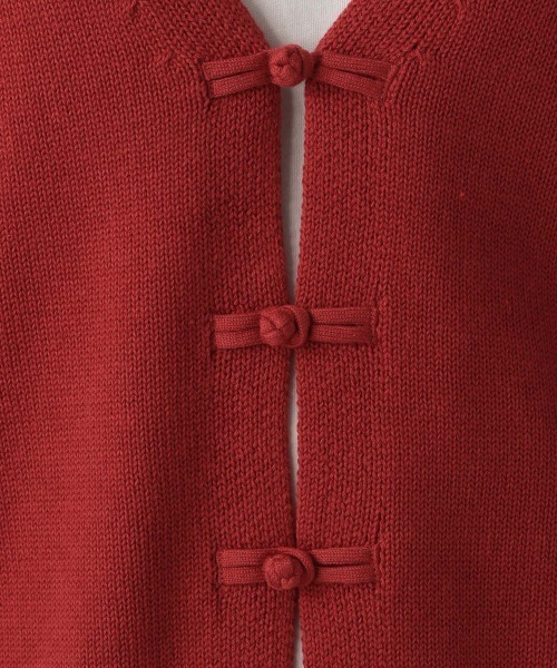 LOWRYS FARM（ローリーズファーム）の「チャイナカーディガンＬＳ　214933（カーディガン/ボレロ・レディース・アイボリー/ブラック/ブルー/レッド・FREE）」の17枚目の写真