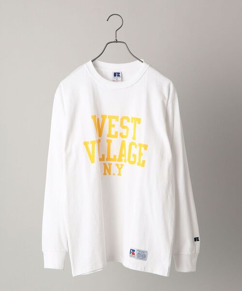 Russell Athletic(ラッセルアスレティック)の「【WEB限定/SHIPS別注】RUSSELL ATHLETIC: カレッジ プリント Tシャツ (ロンT) 21FW(Tシャツ/カットソー・メンズ・ホワイト/チャコールグレー/ライトグレー/グレー・SMALL/MEDIUM/LARGE/X-LARGE)」の16枚目の写真
