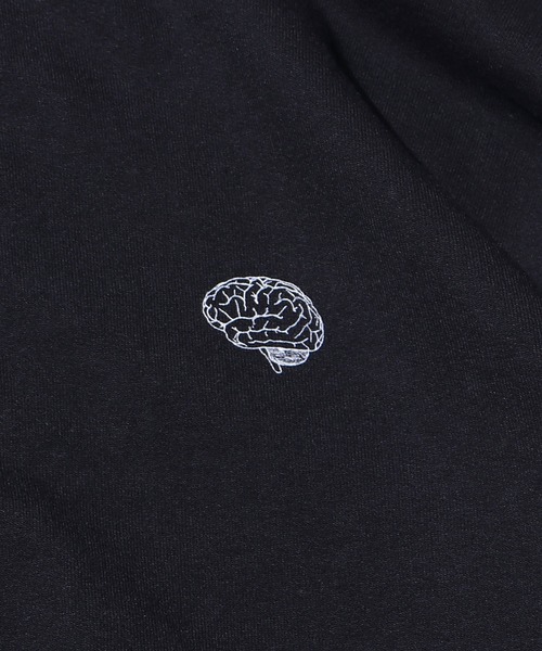 ROOPTOKYO（ループトウキョウ）の「【ROOPTOKYOオリジナル】出会って5秒でバトル Battle in 5 seconds after meeting 刺繍 スウェットトレーナー アニメプリント ワンポイントロゴ 袖ロゴ（スウェット・メンズ・ブラック/ホワイト/グレー・M/L/XXL/XL）」の4枚目の写真